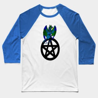 Magical Griffon on a Pentacle Baseball T-Shirt